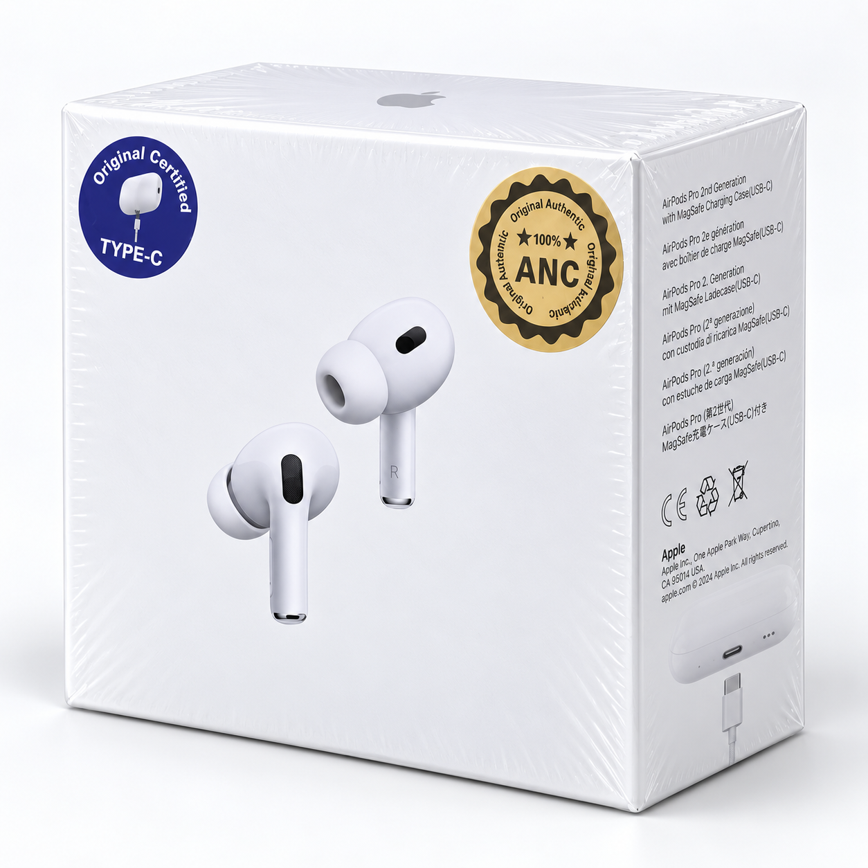 AirPods Pro 2nd Generation (USB-C) – ANC, MagSafe Charging Case, White